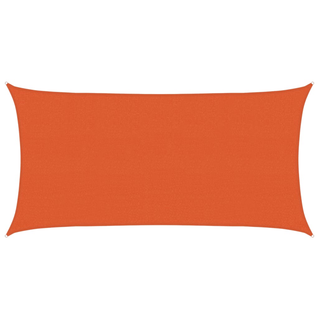 Sonnensegel 160 g/m² Orange 2,5x4,5 m HDPE